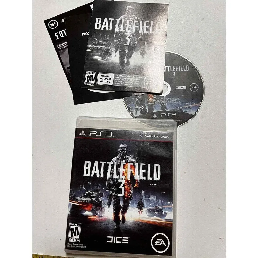 Battlefield 3 Sony PlayStation 3 PS3‎ Game EA DICE Complete with Manual